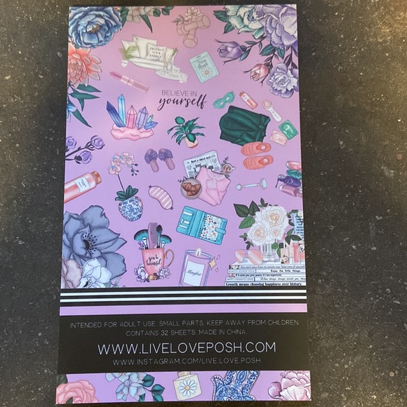 Live Love Posh Love Yourself Sticker Book - Picture 3 of 3